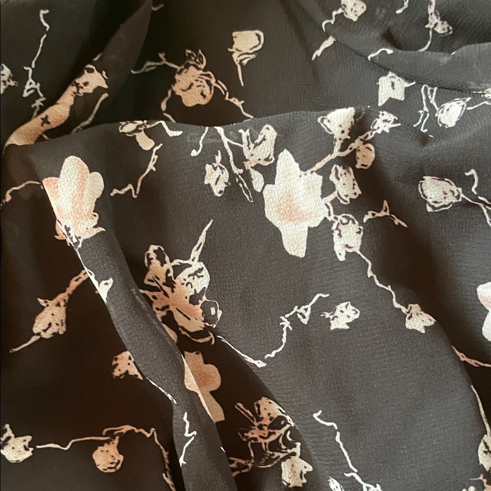 Black Floral Dress - Picture 6 of 7